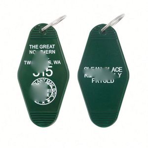 Factory Direct High Quality Retro Inspired Motel Keychains Custom Motel <b>Key</b> Tag - Product Image 3