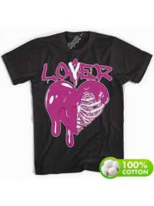 T-Shirt Unisex Next Nature con Stampa Design Sneakers Rosso Viola, Motivo Loser, Stile Street, Vestibilità Regolare, Manica Corta, Collo Tondo - Product Image 1