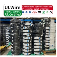 Cable UL2464 2c con revestimiento de PVC, 28AWG, 2 núcleos, alambre de cobre estañado, 300V, 80c, VW-1, AWM 2464, negro, blanco, rollo de 300m, en stock de fábrica.