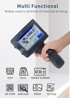 Impresora de inyección de tinta de mano compatible con marcado de datos variables y sello resistente a pantalla táctil grado Manual con precio de fábrica