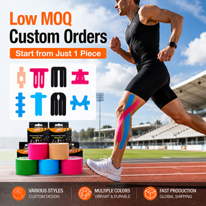 Cinta Kinesiológica Pre-cortada Xingda a Precio de Fábrica para Rodilla, <span class=keywords><strong>Tobillo</strong></span>, Pie, Talón y Fascitis Plantar, en Rollo para Deportistas - Product Image 1