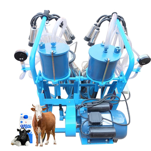 Machine à traire les vaches d'<span class=keywords><strong>occasion</strong></span> en gros pour ferme avec moteur, en acier inoxydable <span class=keywords><strong>de</strong></span> qualité alimentaire, haute efficacité, productivité <span class=keywords><strong>de</strong></span> 20-24 vaches/heure - Product Image 2