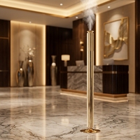 Diffuseur d'huiles essentielles électrique autonome en aluminium 100 ml, contrôle intelligent par application, anti-fuite, pour hôtel, spa, maison