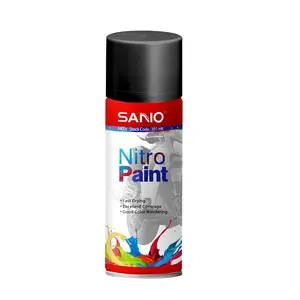 La peinture en aérosol Nitro professionnelle résiste à la décoloration et préserve tous les projets de peinture en aérosol acrylique intérieure et extérieure 400ml