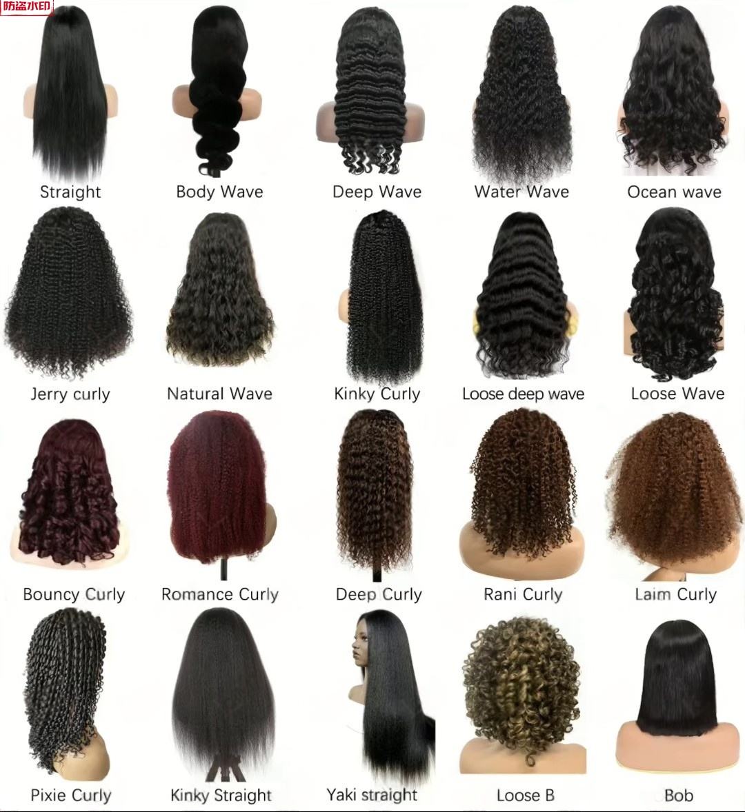 all wave curly color