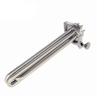 Élément chauffant tubulaire électrique à résistance 3kW 4.5KW 6KW 9KW 220V 380V à raccord Tri-Clamp pour brassage