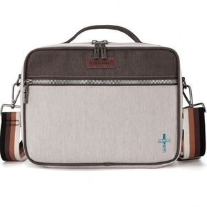 Sac de transport pour Bible de grande taille BSCI, fabriqué en usine, avec bandoulière réglable et poignée rembourrée - Product Image 5