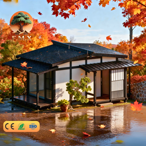 Luxury Song-Style <strong>Wooden</strong> Prefabricated <strong>Houses</strong> Waterproof Durable for Resorts Cultural Retreats Warehouse/Courtyard/Exterior - Product Image 1