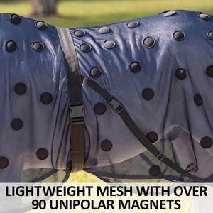 Manta de Terapia Magnética para Caballos, Color Azul Marino, con Más de 90 Imanes Unipolares, Acelera la Curación, para el Bienestar Equino - Product Image 3