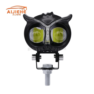 Nouveau projecteur de hibou de véhicule électrique de <span class=keywords><strong>moto</strong></span> de LED transfrontalière jaune blanc modifié phare de <span class=keywords><strong>faisceau</strong></span> lointain pour la Position avant - Product Image 6