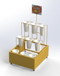 Présentoir de support de seau rond à plusieurs niveaux moderne Étagère de présentation de <span class=keywords><strong>fleurs</strong></span> polyvalente <span class=keywords><strong>pour</strong></span> magasin ou magasin de <span class=keywords><strong>fleurs</strong></span> - Product Image 2