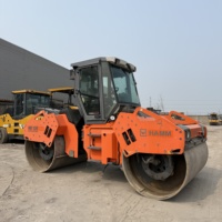 Compacteur à double tambour HAMM HD138 d'occasion avec performances fiables pour la construction routière et les projets de génie civil