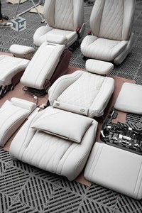 Hecho a medida para accesorios de coche funda de asiento 5 asientos cuero de lujo apto para Mercedes Benz GLE 450 350 G580 550e GLS <span class=keywords><strong>400</strong></span> - Product Image 2