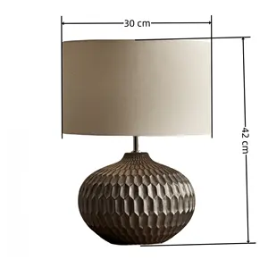 Керамическая настольная лампа для спальни
