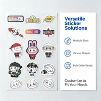Autocollants personnalisés en vinyle PVC imperméable, autocollants découpés à la forme, étiquettes logo pour la décoration d'emballages