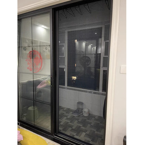 جودة عالية تصميم حديث قابل للطي شبكة البعوض المتداول نافذة الباب شبكة انزلاق الألومنيوم مطوي نوافذ الشاشة للفنادق - Product Image 4