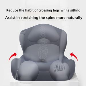 Coussin de siège en mousse à mémoire de forme pour chaise de bureau et siège de voiture, conception monobloc pour étudiants et personnes paresseuses - Product Image 3