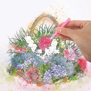 Conjunto de arte para dibujar y pintar para niños, con crayones, pasteles al óleo, rotuladores de acuarela, herramientas de lápiz de colores, regalo para niños y niñas, 168 Uds. - Product Image 6