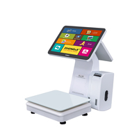 Timbangan Label POS Pencetak Barcode Pengenal AI Zhongji LS9 Terlaris dengan Sistem Operasi Windows, Wi-Fi 6, USB3.0 untuk Supermarket