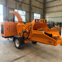 Broyeur d'arbre hydraulique pour machines forestières diesel, déchiqueteuse de souches industrielle, broyeur de bois