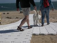 Plancher temporaire d'événement de concert de plancher de partie de tente de mariage de protection de gazon