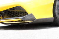 Nouveau pare-chocs avant en Fiber de carbone avec Clips pour Ferrari 488 GTB Spyder diffuseur avant en carbone sec Angle d'enveloppement latéral