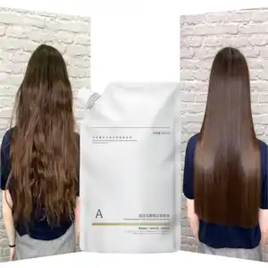 Salon hochwertiges Produkt natürliche Haarglättung-Dauerwellencreme aus Korea Dauerwellenunterstützung Haarwiederholzcreme