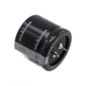 ตัวเก็บประจุแบบ Through Hole ยี่ห้อ Manufacturer Channel รุ่น CAP ALUM 390UF 20% 450V SNAP TH LLG2W391MELC30 ความจุ 390 ไมโครฟารัด - Product Image 1