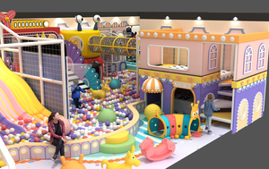 Équipement de terrain de jeux intérieur sur mesure <span class=keywords><strong>gratuit</strong></span> pour enfants, parc d'attractions en plastique souple commercial pour centre commercial - Product Image 3