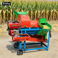 Décortiqueuse agricole multifonctionnelle pour maïs et céréales, grande capacité, triple fonction de nettoyage