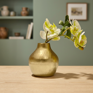 Vase en fer doré de luxe, style nordique moderne et orné, nouveauté populaire, vente en gros, ornement de table en métal pour fleurs, décoration d'intérieur pour mariages et événements - Product Image 2