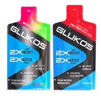 Vide! Impression numérique SIS Bouteille Forme Nutrition sportive Energy Gel Pack Sac Pochette Feuille d'aluminium Liquid Energy Gel Packet