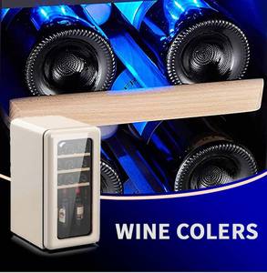 Réfrigérateur à <span class=keywords><strong>vin</strong></span> professionnel Josoo 45L avec compresseur, <span class=keywords><strong>cave</strong></span> à <span class=keywords><strong>vin</strong></span> rouge pour 12-15 bouteilles, verre résistant aux UV pour bar à domicile - Product Image 5