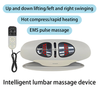 FOYOGA 2026 Masseur Shiatsu pour le dos et le cou avec chaleur EMS/Traction - Oreiller de massage électrique 3D rechargeable pour pétrissage profond des tissus musculaires