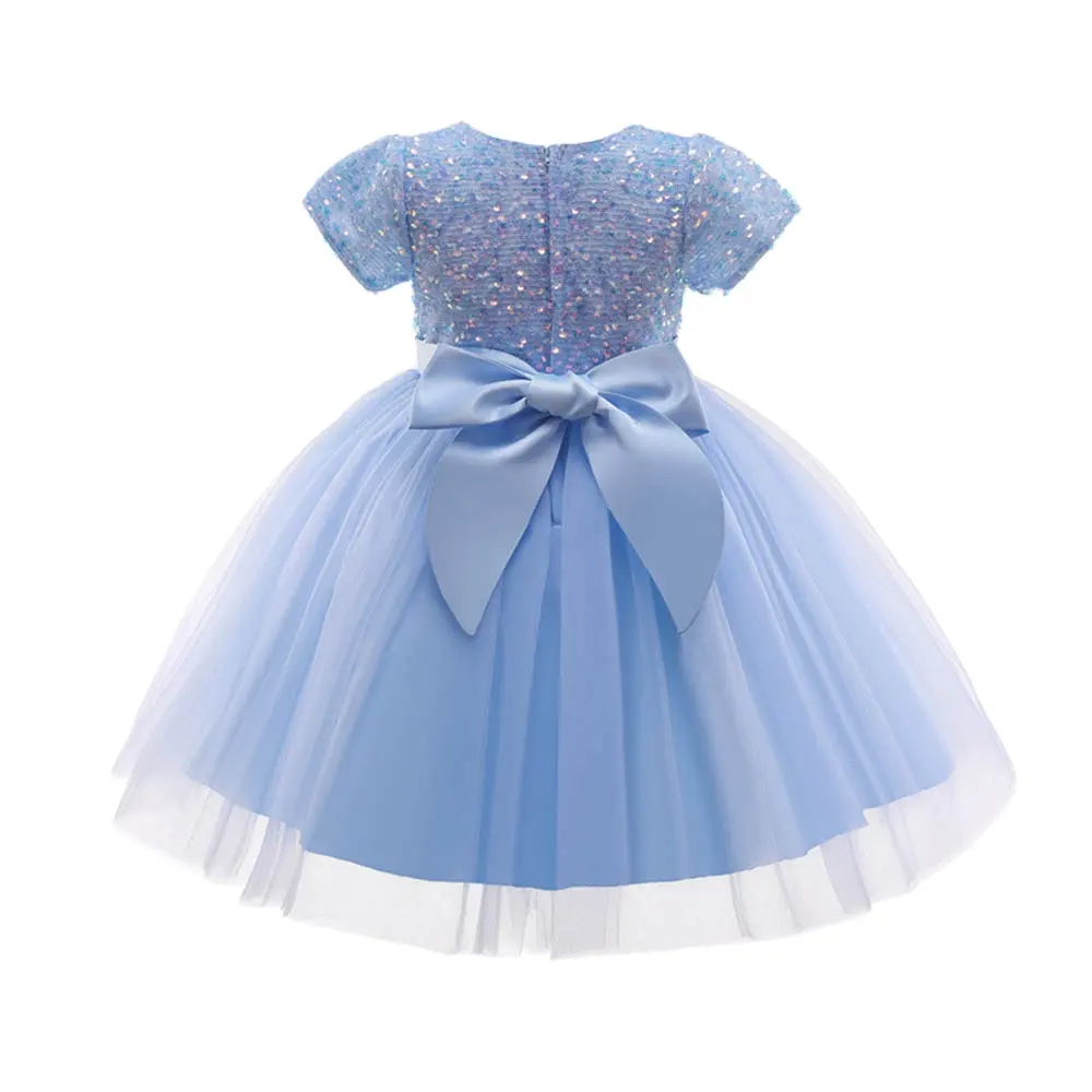 ベアリーダー2022 4つの異なる色の女の子のためのサッシ付きの新しいゴージャスな夏の女の子のドレス