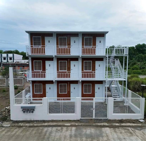 Precio de fábrica <span class=keywords><strong>Casas</strong></span> de bienes raíces Casa moderna prefabricada de acero 3- 4 dormitorios Casa pequeña Casa modular - Product Image 1