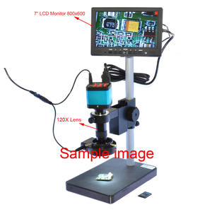 Lente de visión industrial LDOPTIC Max <span class=keywords><strong>120X</strong></span> Lente de zoom Lente de vidrio de montaje C con adaptador de anillo de 50mm para cámara de microscopio industrial - Product Image 5