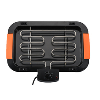 Gril de table électrique coréen sans fumée 2000W pour barbecue intérieur/extérieur, plaque commerciale pour dîner de fête