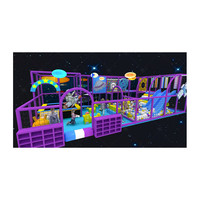 Équipement de parc d'attractions intérieur pour enfants de haute qualité, design personnalisé, couleur orange, restaurant, centre commercial 100