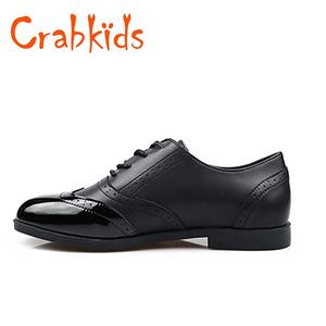 Crabkids Venta al por mayor Moda Formal Cuero <span class=keywords><strong>Mujer</strong></span> con tacones Estilo de negocios Zapatos de niña de talla grande - Product Image 3