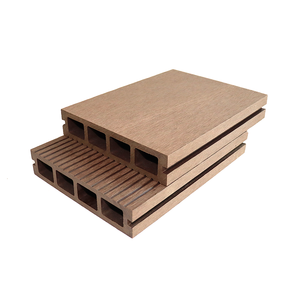 Ngoài trời decking Dễ dàng bấm vào Gỗ nhựa composite sàn WPC decking sinh thái gỗ composite decking - Product Image 5