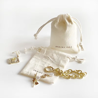 Sacs à cordon en coton biologique, écologiques, bon marché, en toile, personnalisés, blancs, imprimés, très demandés, petits sacs cadeaux en mousseline