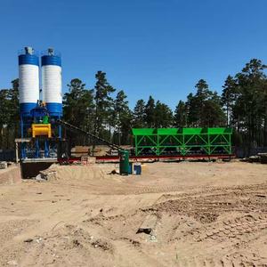 Nouvelle centrale à béton automatique pour la construction routière, centrale de mélange de sol stabilisé avec système de contrôle avancé - Product Image 1