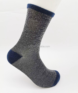 FYJS2064 Thời Trang Shiny Lurex Kim Loại Sheer Lưới Long Lanh Trong Suốt Vớ Phụ Nữ-Ren Siêu Mỏng Fishnet Mắt Cá Chân Crew Sock - Product Image 4