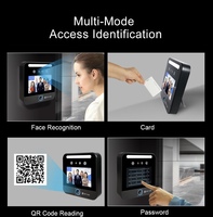 Machine de contrôle d'accès biométrique OEM avec reconnaissance faciale, vision nocturne, lecture de codes QR et cartes RFID
