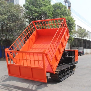 5ton trang trại và vườn Crawler Dumper Xe Tải Tự tải Dump xe tải thủy lực xe tải với cao su theo dõi - Product Image 5