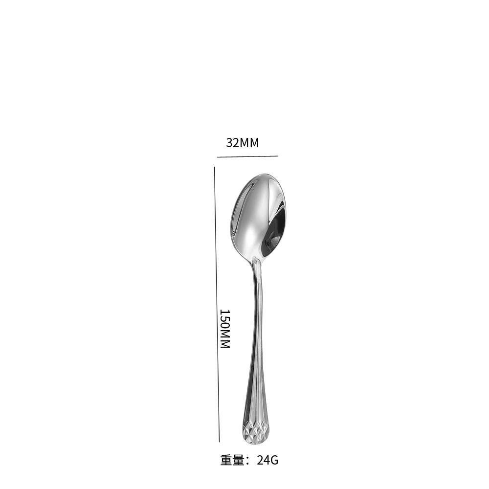 Cuchara de postre (plata)