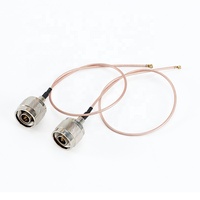 Cable Coaxial de Comunicación RF a Prueba de Agua, Conectores SMA/SMB/SSMA/TNC/BNC/UHF/N/F, RG174 RG58 RG113 RG178 RG316, Latón Chapado en Oro