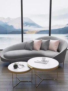 Canapé de luxe pour petit salon familial, salon de beauté, zone de réception, design en arc haut de gamme pour utilisation en <span class=keywords><strong>location</strong></span> - Product Image 6