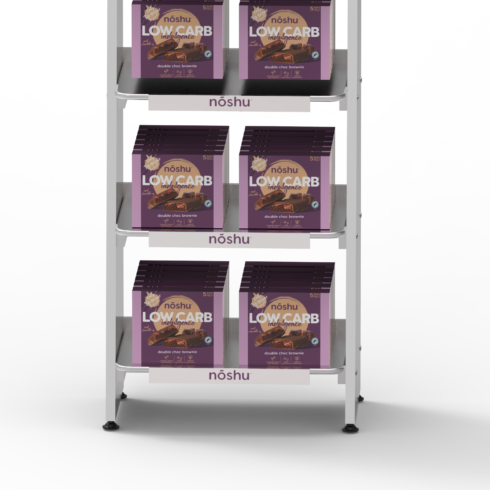 Modern Metal Standalone Bread and Layered Food Display Stands for Coffee Shops and Supermarkets — view 4